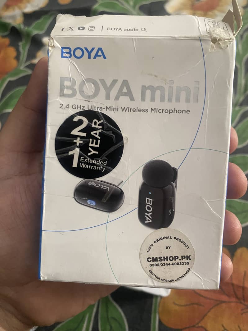 Boya Mini 17 wireless mic 0
