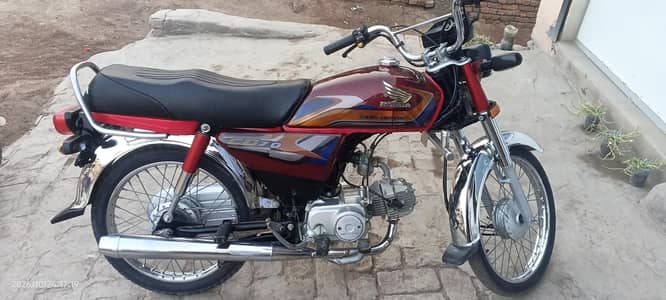 Honda cd 70 25 model latter zahir per