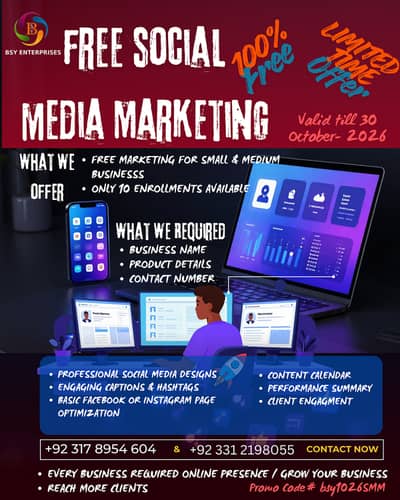 Free Online Business Promotion Limited Time Offer 0/3/1/7/8/9/5/4/6/04