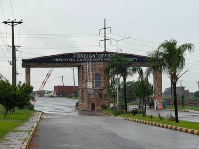 (60*90) ( 24 Marla/ 600 Sq. Yard) Prime Residential Plot For Sale In FOECHS Foreign Office Employees Housing Society Block B Adjacent CDA Sector I-16 Islamabad Demand Only 1.35 Crore