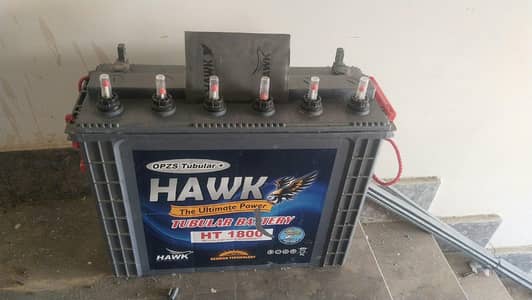 Hawk HT 1800 185ah Tubular Battery Urgent sale