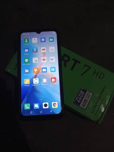 infinix smart 7hd 4/64 complete box 03180387550