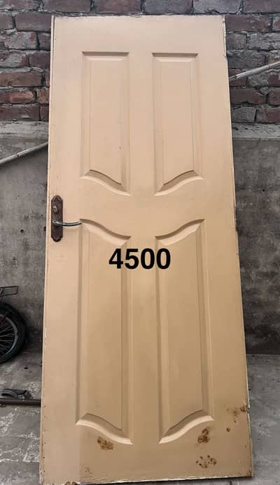Used wooden and iron doors | water tank