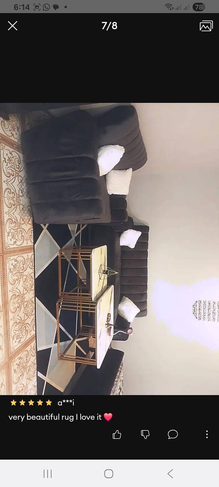 carpet approx (5ft × 8ft) 3