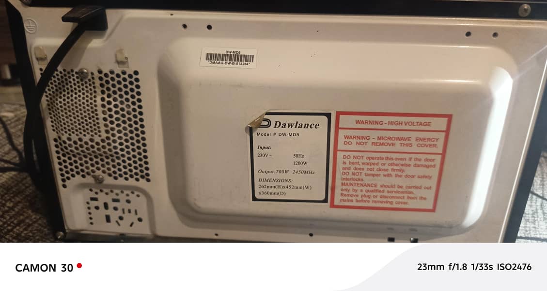 DW MD 8 Microwave 5