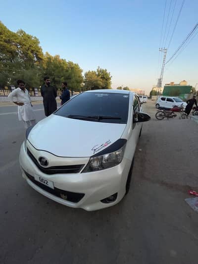 Toyota Vitz 2014 2018 clear pearl white full genuine