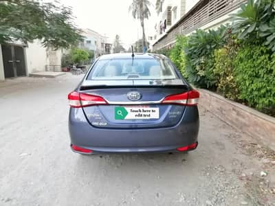 Toyota Yaris ATIV CVT 1.3 2021 eminent blue colour