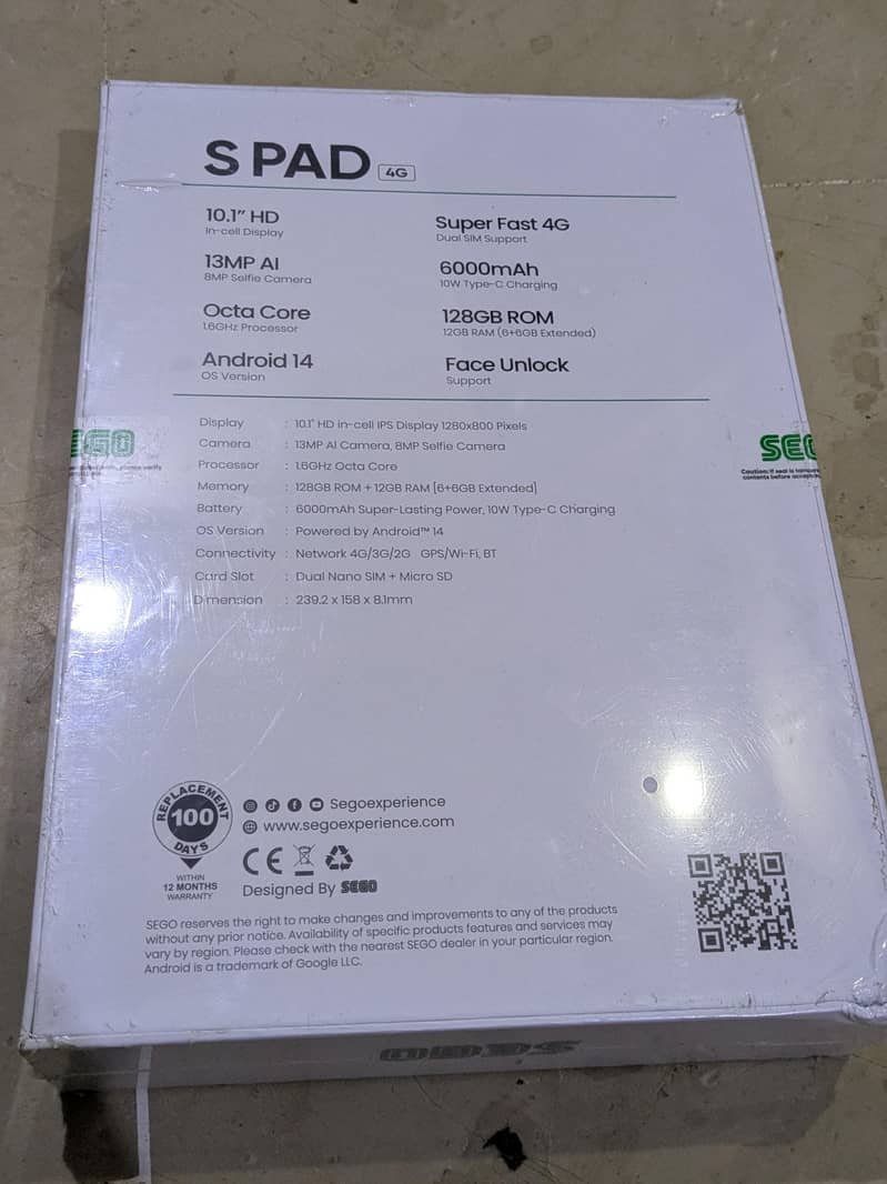 SEGO S PAD 1