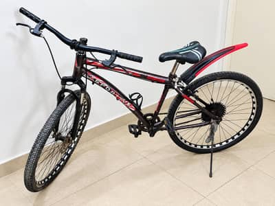 Red & Black Bicycle for Sale