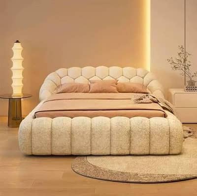Bed Set/Double Bed/King Size Bed/Poshish Bed/Wooden Bed/Bubble Bed Se