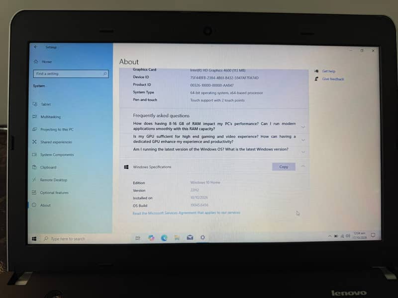 Lenovo Thinkpad E440 8