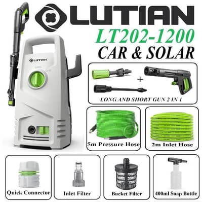 lutian 202-1200 pressure washer | 100 bar (Car and solar?)
