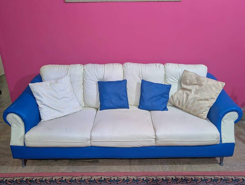 Leather Sofa set / 8 seater 0