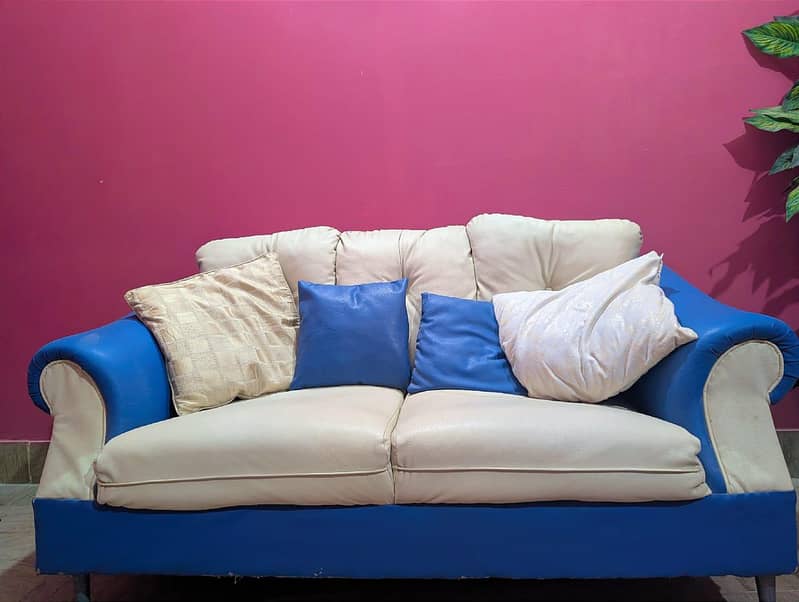Leather Sofa set / 8 seater 2