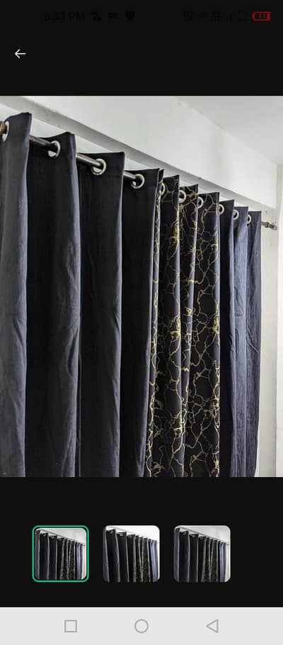 premium quality 95% customer satisfied black gold marble curtain