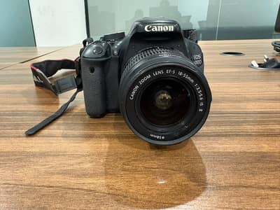 Canon EOS 600D DSLR + 18-55mm Lens | Bag, Battery, Charger, Card