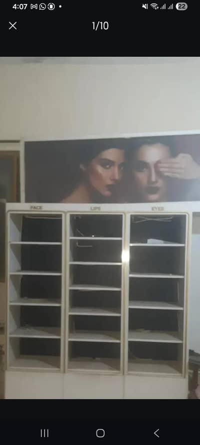Wooden wardrobe