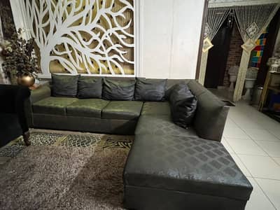 L SHAPED SOFA/ 6 seater