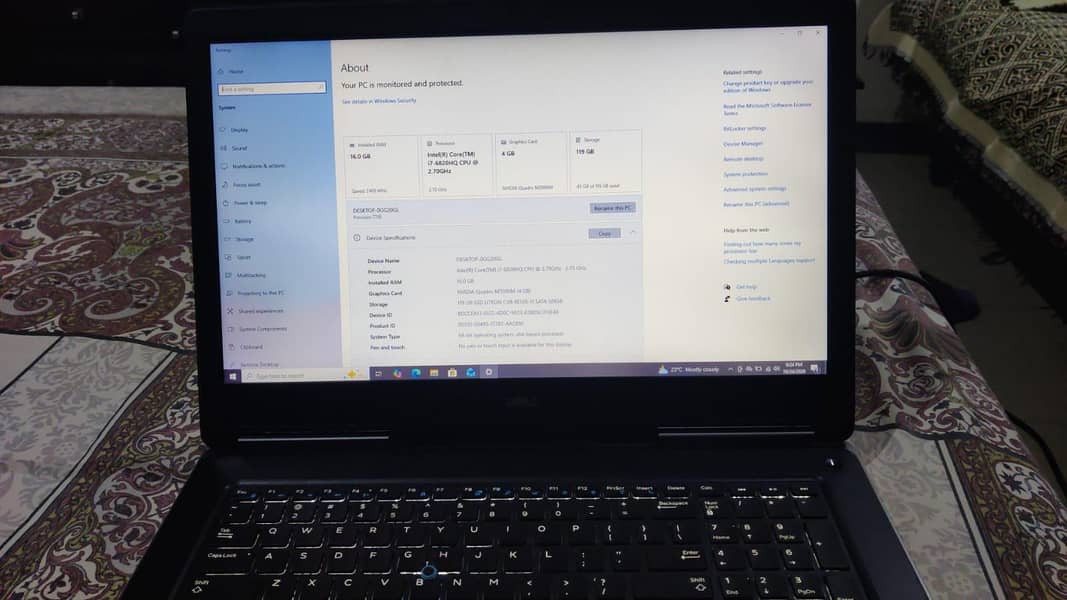 Dell Precision 7710 workstation 9