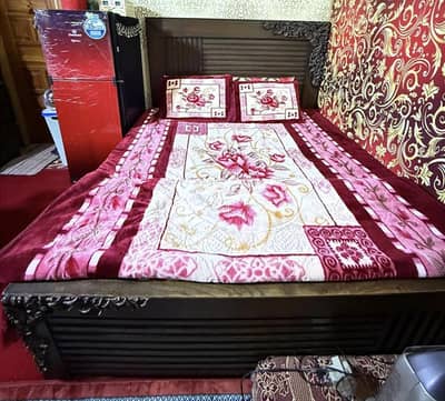 bed  , showcase, dressing, 2 side table