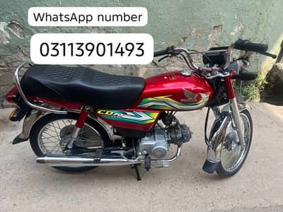 Honda CD 70cc urgent for sale model 2023