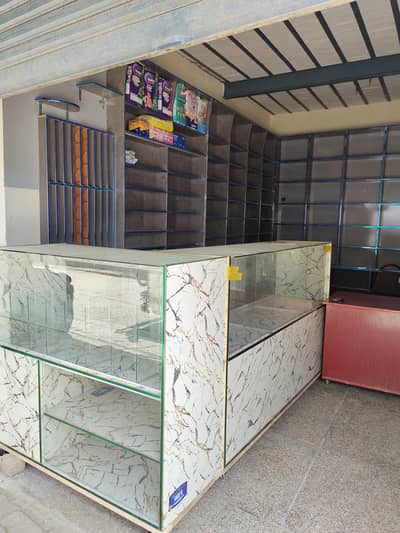 Brand New Shop Racks & Counters Complete Setup for Sale