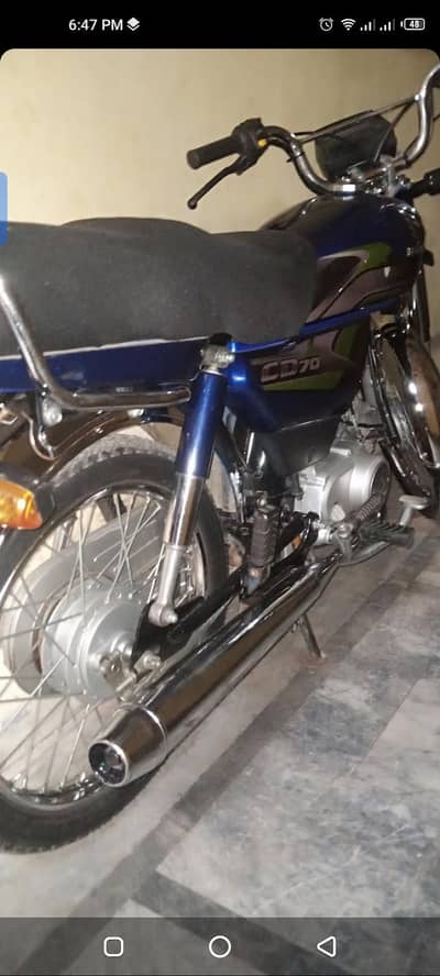 Honda CD 70 Blue Colour