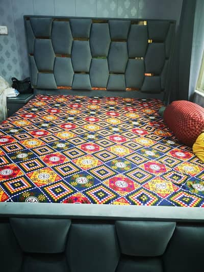 Bed set , Bed with side tables include big mirror and dressing table