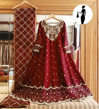 Maxi suit and dupatta