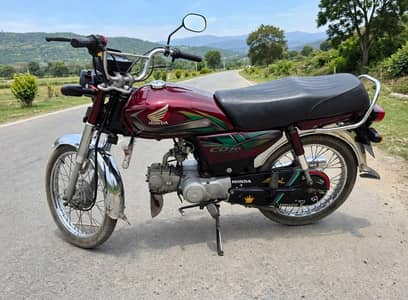 Honda CD70 with genuine engine, condition, document and tyr model 2022