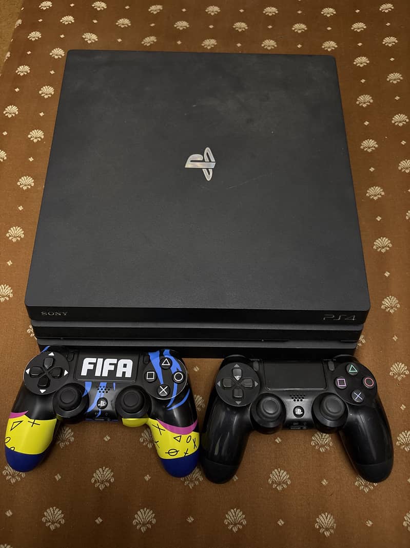 PS4 Pro 1TB Console – Mint Condition 2 Controllers, Non-Jailbreak 0