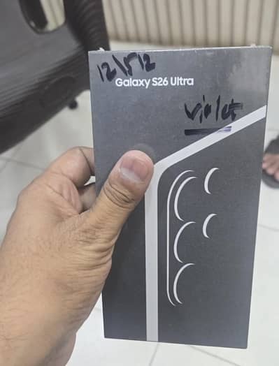 S26 Ultra 12 512GB Box Pack PTA