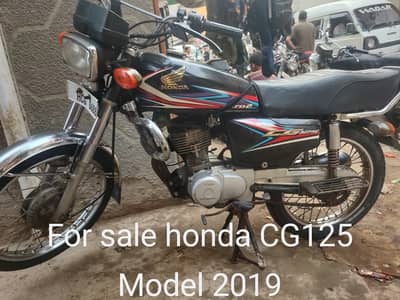 Honda CG 125 2019 Model – For Sale