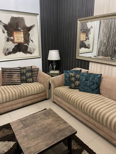 Cream Sofa Set