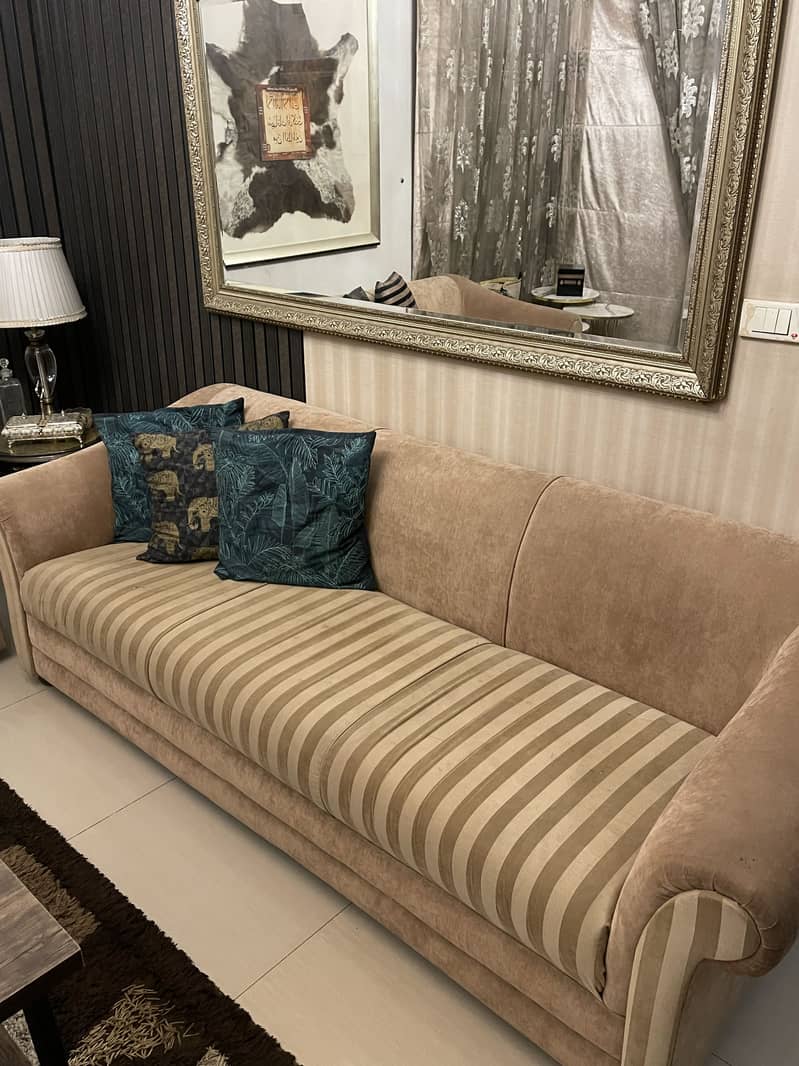 Cream Sofa Set 1