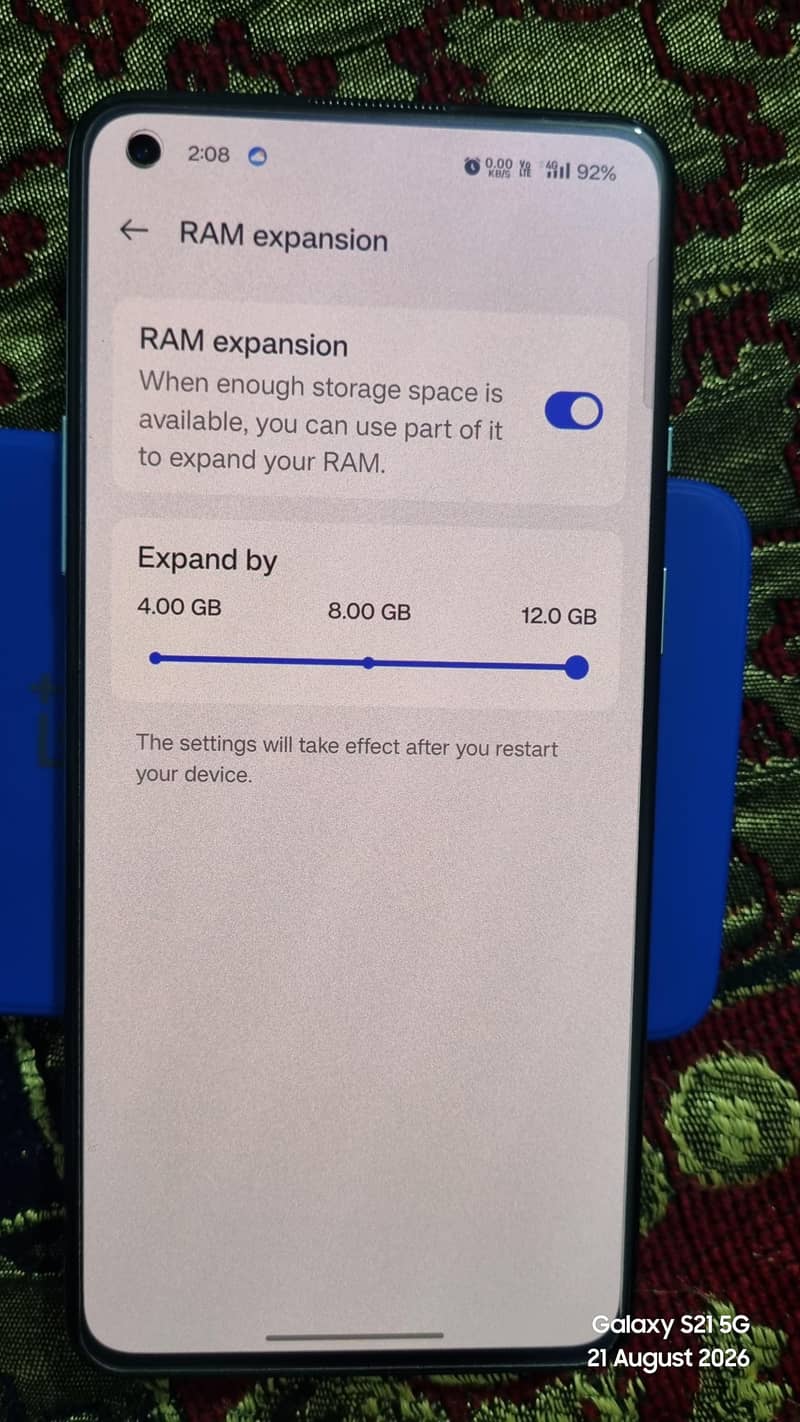 One Plus 8T 5g 12