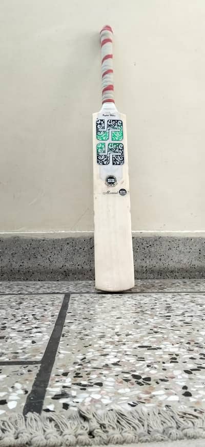 SS Ton English willow bat with 8 grains.