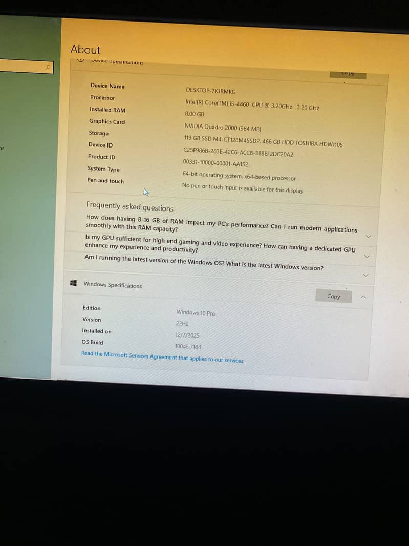 dell core i5 4th 2