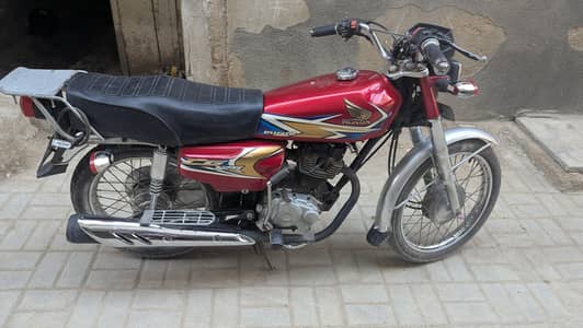 Honda CG 125 Euro II 2020 Model | First Owner | Red | New Tyres
