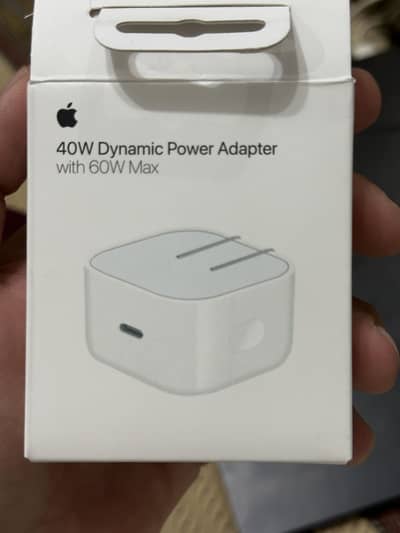 Apple 40W Charger + Charging Cable – Brand New