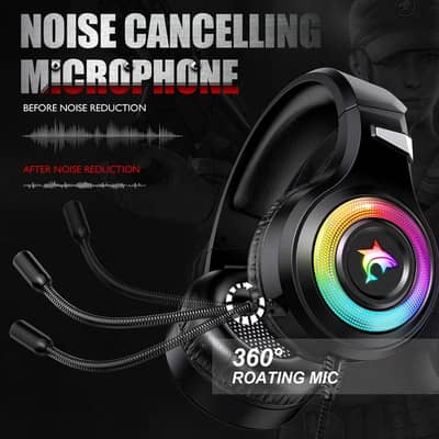 F2 RGB Lights Headphones