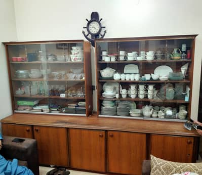 Wooden showcase for sale