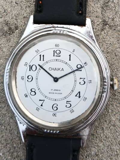 Vintage Chaika 17 Jewels Mechanical USSR Russian Watch