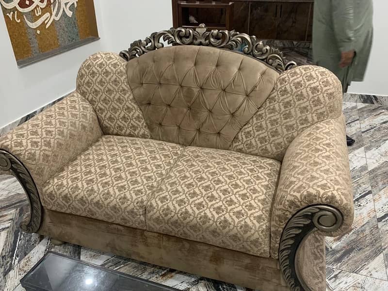 6 Seater Sofa & Table 1