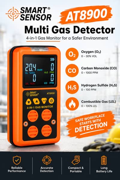 ST8900 SMART SENSOR Multi-Gas Detector In Pakistan