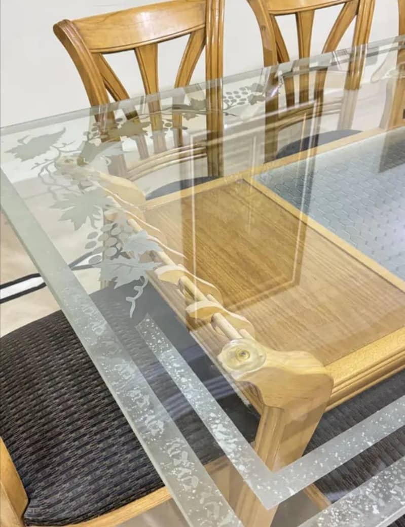 Dining table with Eight chairs 5