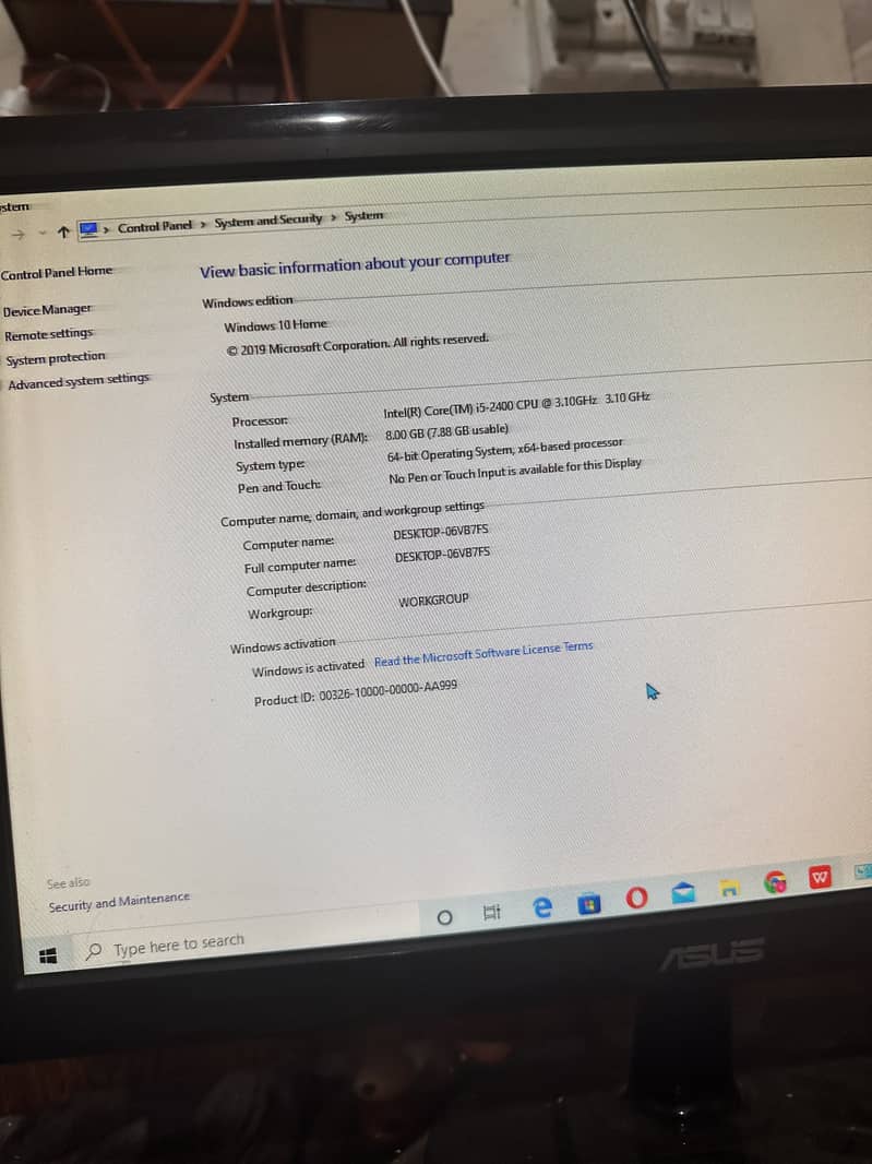 PC complete core I5 (2nd generation) 2