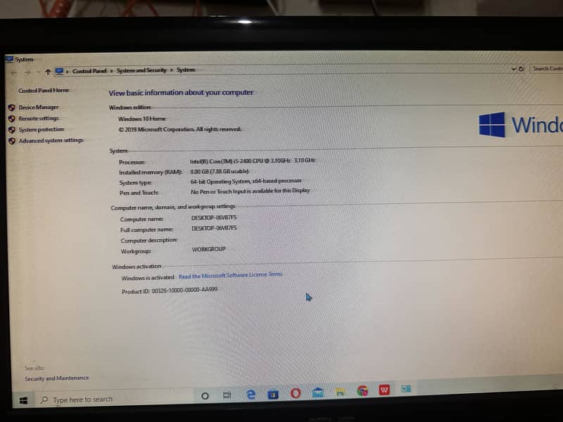 PC complete core I5 (2nd generation) 3