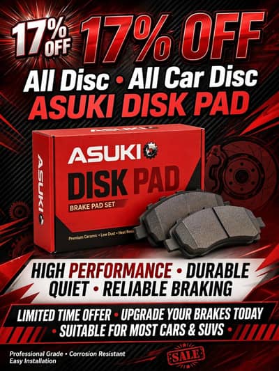 asuki disk pad available all parts