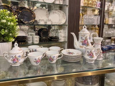 Vintage Japanese Floral Porcelain Tea Set